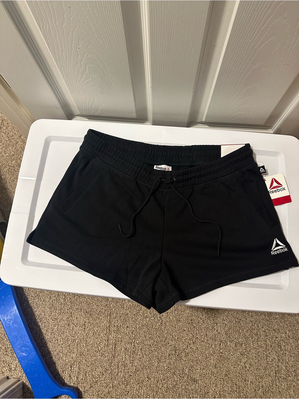 Reebok Women’s Black Athletic Drawstring Shorts